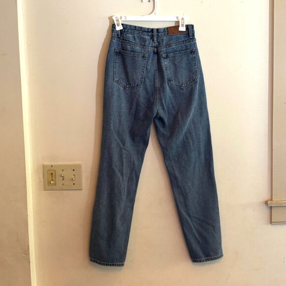 Nasty Gal High Rise Straight Leg Jeans - Picture 3 of 4